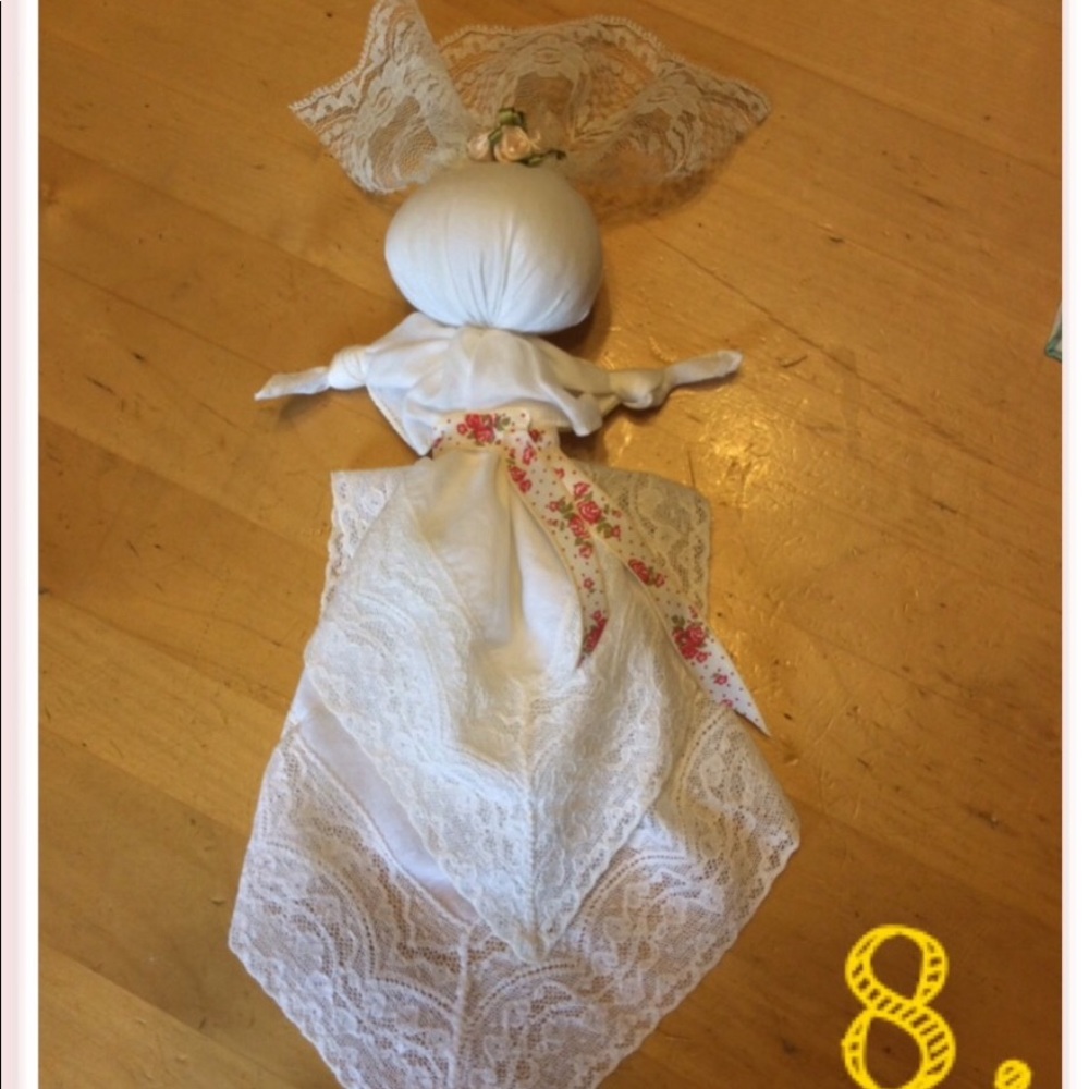Vintage Handkerchief Church Doll